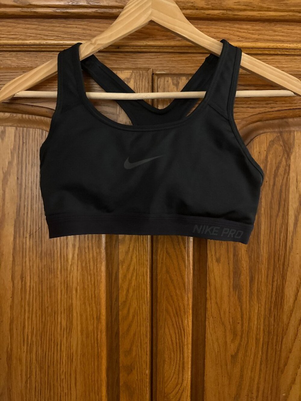 Nike Black Sports Bra Nike Pro Racerback
